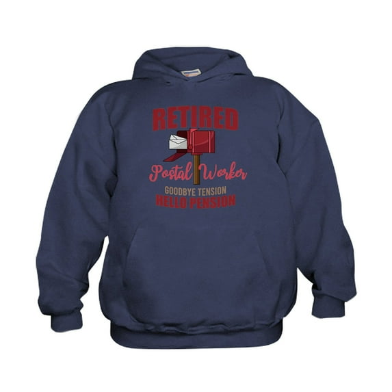 CafePress - Retired Postal Worker Funny Postman Hel Sweatshirt - Kids Hooded Sweatshirt, Classic Hoodie