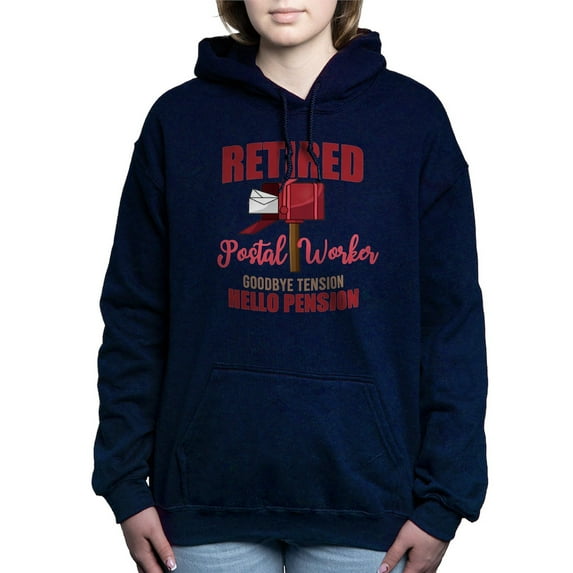 CafePress - Retired Postal Worker Funny Postman Hel Sweatshirt - Pullover Hoodie, Classic & Comfortable Hooded Sweatshirt