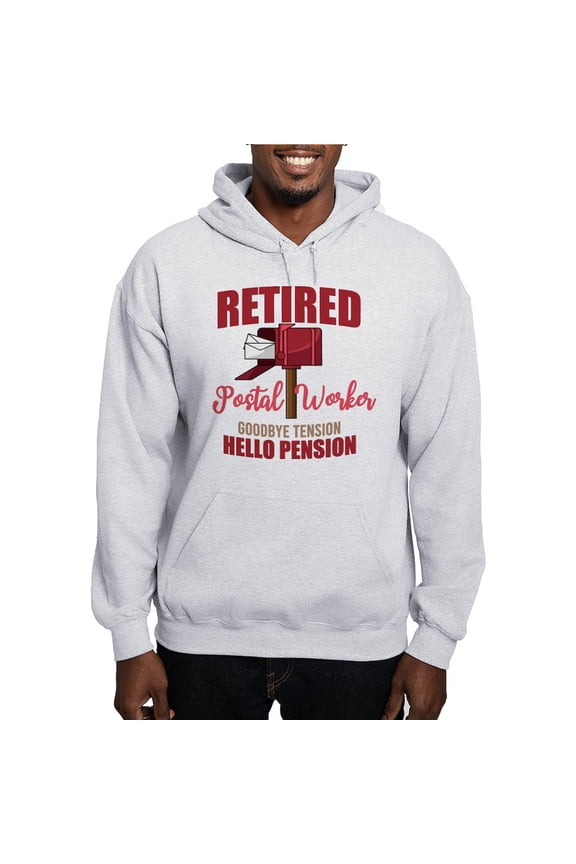 - Retired Postal Worker Funny Postman Hel Sweatshirt - Pullover Hoodie, Hooded Sweatshirt