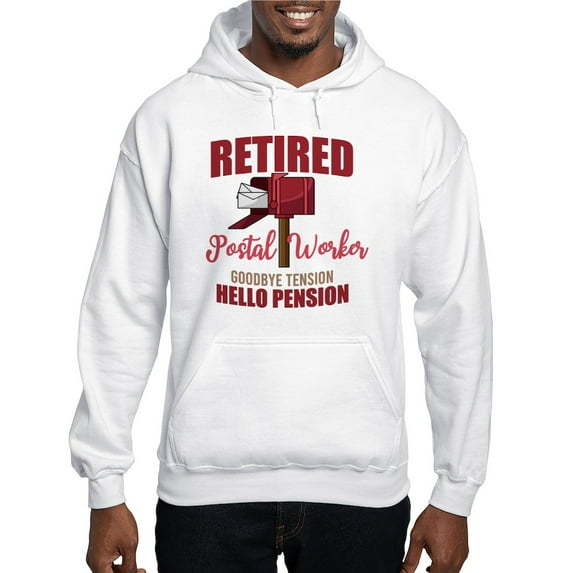 CafePress - Retired Postal Worker Funny Postman Hel Sweatshirt - Pullover Hoodie, Hooded Sweatshirt