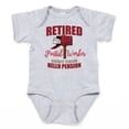 thumbnail image 1 of CafePress - Retired Postal Worker Funny Postman Hell Body Suit - Cute Infant Bodysuit Baby Romper - Size Newborn - 24 Months, 1 of 3
