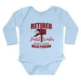 thumbnail image 1 of CafePress - Retired Postal Worker Funny Postman Hell Body Suit - Long Sleeve Cotton Baby Bodysuit, 1 of 4