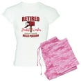 thumbnail image 1 of CafePress - Retired Postal Worker Funny Postman Hello Pajamas - Women's Short Sleeve Print T-Shirt and Pants Light Cotton Pajama Set, 1 of 7