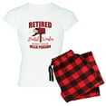 thumbnail image 1 of CafePress - Retired Postal Worker Funny Postman Hello Pajamas - Women's Short Sleeve Print T-Shirt and Pants Light Cotton Pajama Set, 1 of 7