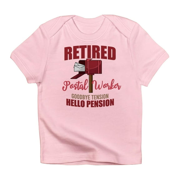 CafePress - Retired Postal Worker Funny Postman Hello T Shirt - Infant T-Shirt