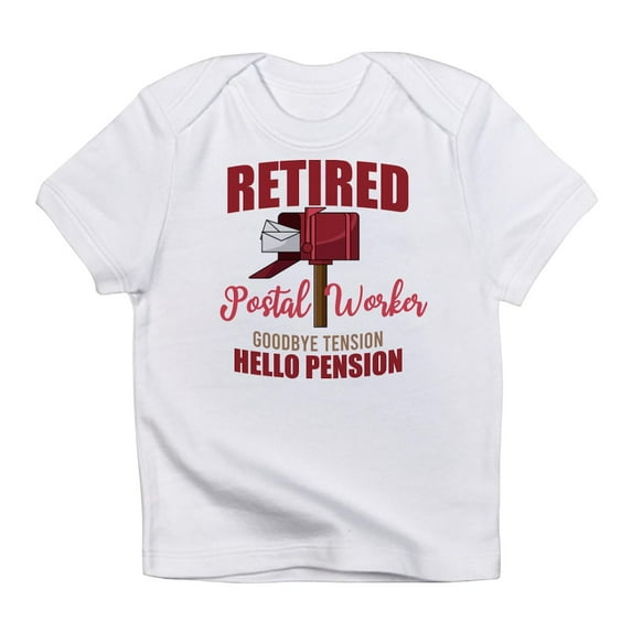 CafePress - Retired Postal Worker Funny Postman Hello T Shirt - Infant T-Shirt