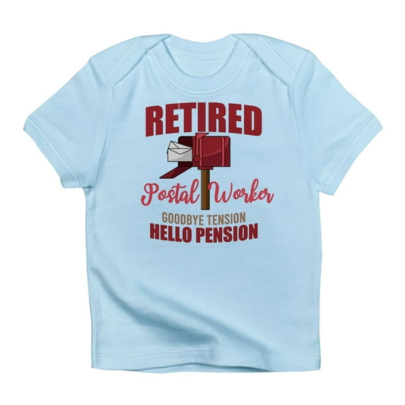 CafePress - Retired Postal Worker Funny Postman Hello T Shirt - Infant T-Shirt