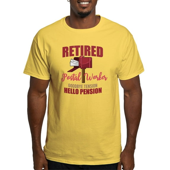 CafePress - Retired Postal Worker Funny Postman Hello T Shirt - Men's Classic Graphic T-Shirt