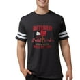 thumbnail image 1 of CafePress - Retired Postal Worker Funny Postman Hello T Shirt - Mens Football Shirt, 1 of 4