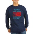 thumbnail image 1 of CafePress - Retired Postal Worker Graphic: Long Sleeve T Shirt - Long Sleeve Dark T-Shirt, 1 of 4