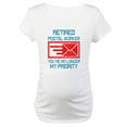 thumbnail image 1 of CafePress - Retired Postal Worker Graphic: Y Maternity T Shirt - Cotton Maternity T-shirt, Cute & Funny Pregnancy Tee, 1 of 4