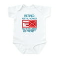 thumbnail image 1 of CafePress - Retired Postal Worker Graphic: You'R Body Suit - Baby Light Bodysuit, Size Newborn - 24 Months, 1 of 4