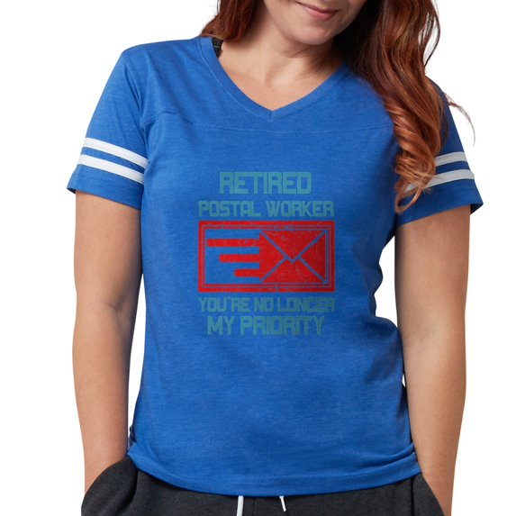 CafePress - Retired Postal Worker Graphic: You'Re T Shirt - Womens Football Shirt