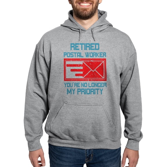 CafePress - Retired Postal Worker Graphic: You' Sweatshirt - Pullover Hoodie, Hooded Sweatshirt