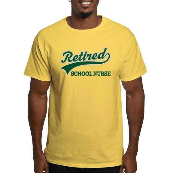 CafePress - Retired School Nurse Light T Shirt - Men's Classic Graphic T-Shirt