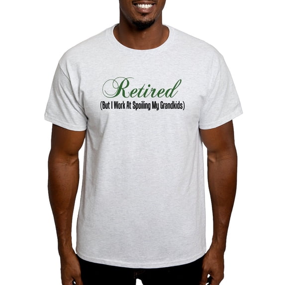 CafePress - Retired Spoiling Grandkids T Shirt - Men's Classic Graphic T-Shirt