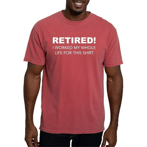CafePress - Retired T Shirt - Mens Comfort Colors Shirt