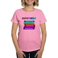 thumbnail image 1 of CafePress - Retired Teacher Book Stack 20 Women's Dark T Shirt - Women's Traditional Fit Dark T-Shirt, 1 of 4
