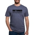 thumbnail image 1 of CafePress - Retired Under New Management Men's Deluxe T Shirt - Mens Tri-blend T-Shirt, 1 of 4