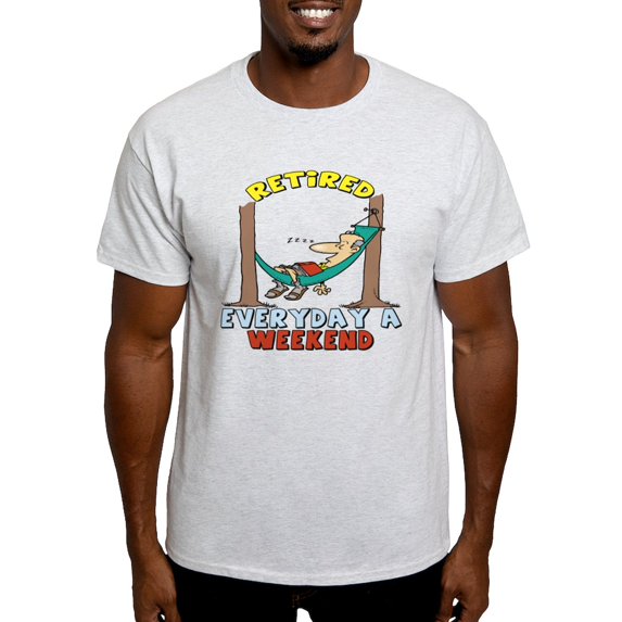 CafePress - Retirement Days Light T Shirt - Men's Classic Graphic T-Shirt