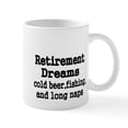thumbnail image 1 of CafePress - Retirement Dreams Mug - 11 oz Ceramic Mug - Novelty Coffee Tea Cup, 1 of 4