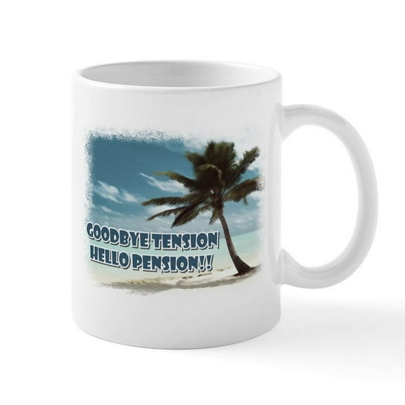 CafePress - Retirement Mug - 11 oz Ceramic Mug - Novelty Coffee Tea Cup