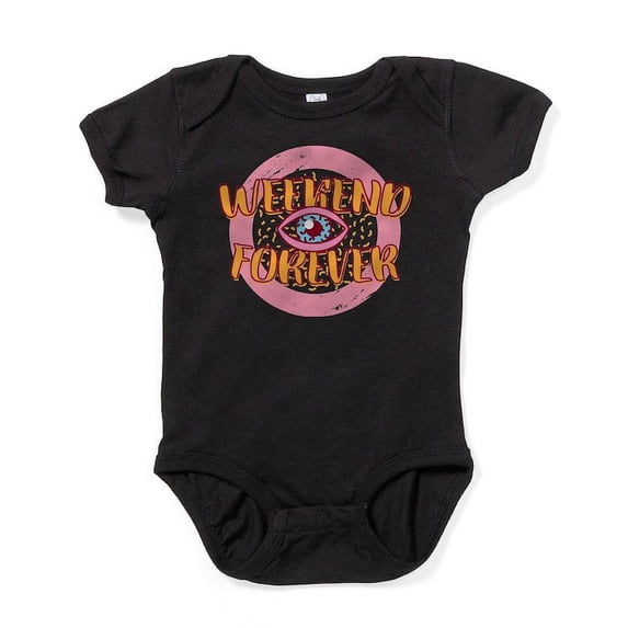 CafePress - Retro 80S Weekend Forever Body Suit - Cute Infant Bodysuit Baby Romper - Size Newborn - 24 Months