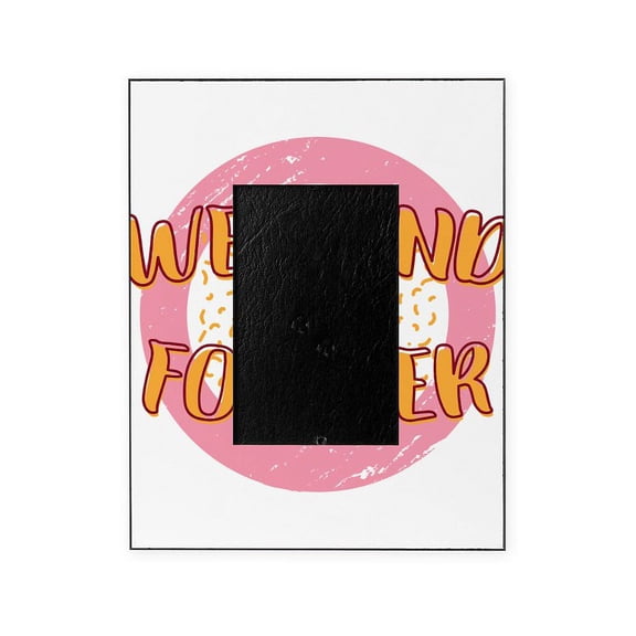 CafePress - Retro 80S Weekend Forever - Decorative 8x10 Picture Frame