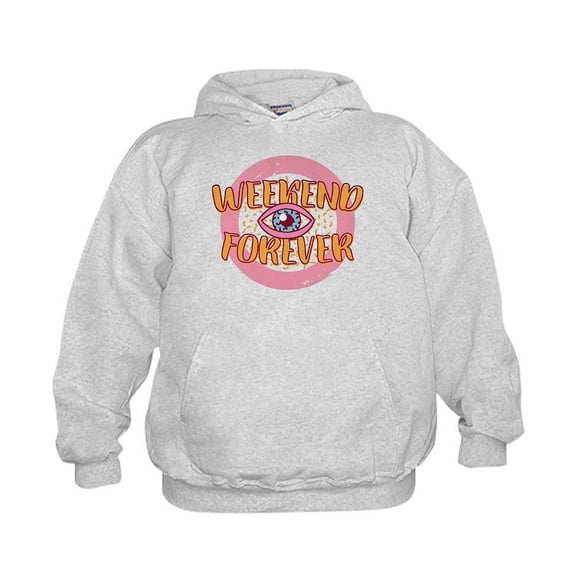CafePress - Retro 80S Weekend Forever Sweatshirt - Kids Hooded Sweatshirt, Classic Hoodie
