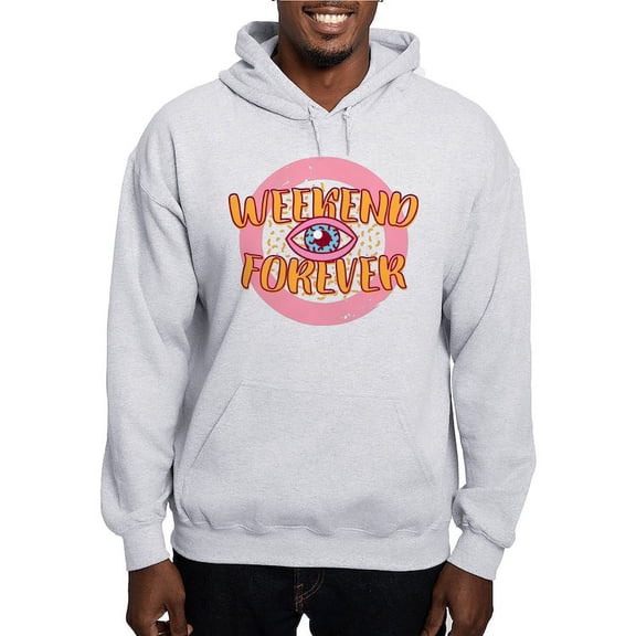 CafePress - Retro 80S Weekend Forever Sweatshirt - Pullover Hoodie, Hooded Sweatshirt