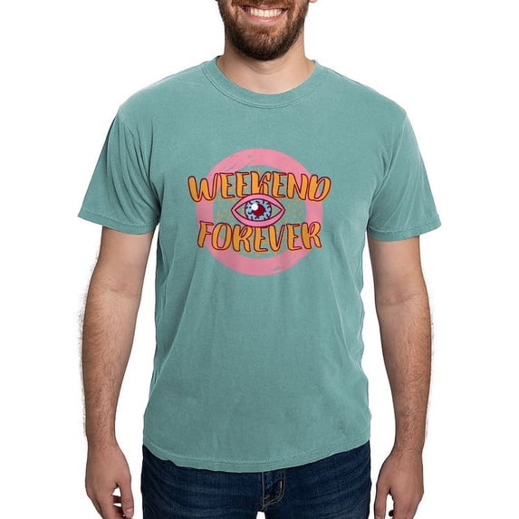 CafePress - Retro 80S Weekend Forever T Shirt - Mens Comfort Colors Shirt