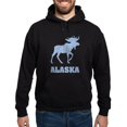 thumbnail image 1 of CafePress - Retro Alaska Moose Hoodie (Dark) - Pullover Hoodie, Classic, Comfortable Hooded Sweatshirt, 1 of 4