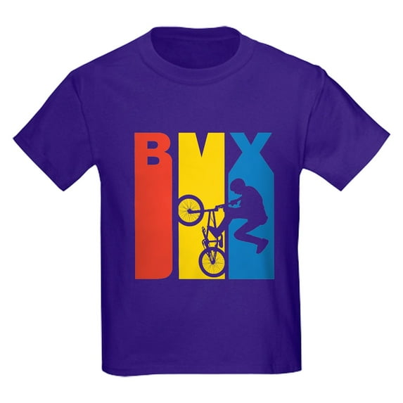 CafePress - Retro BMX T Shirt - Dark T-Shirt Kids XS-XL