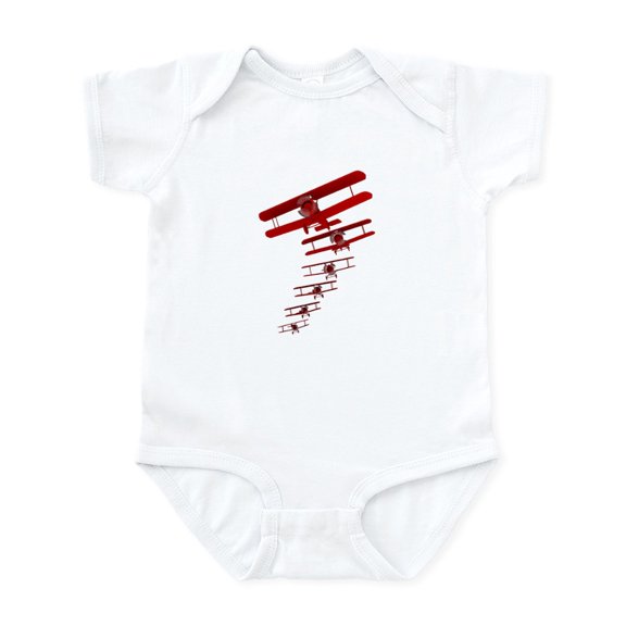 CafePress - Retro Biplane Body Suit - Baby Light Bodysuit, Size Newborn - 24 Months