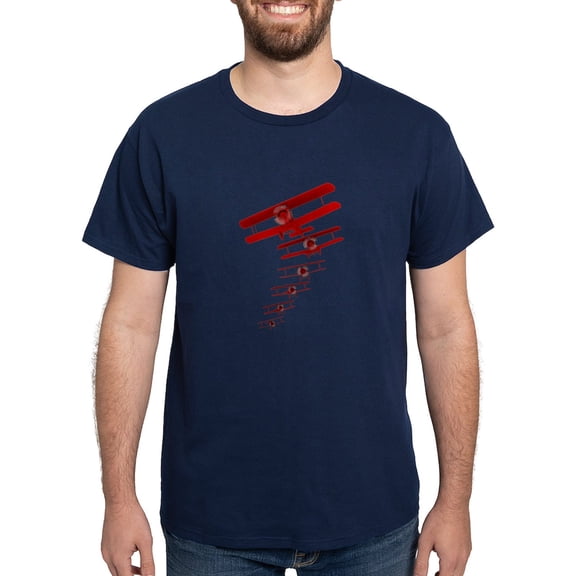 CafePress - Retro Biplane T Shirt - Men's Classic Graphic Cotton T-Shirt