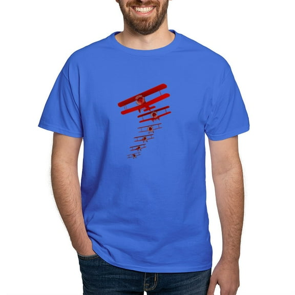 CafePress - Retro Biplane T Shirt - Men's Classic Graphic Cotton T-Shirt