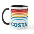 thumbnail image 1 of CafePress - Retro Costa Rica Palm Tree Mug - 11 oz Ceramic Mug - Novelty Coffee Tea Cup, 1 of 6