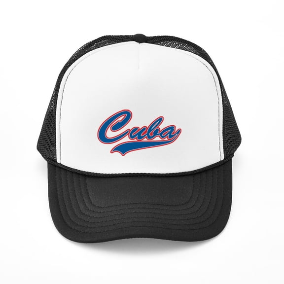 CafePress - Retro Cuba - Adjustable Unisex Printed Trucker Hat with Mesh Back