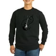 thumbnail image 1 of CafePress - Retro Guitar Waves Long Sleeve T Shirt - Long Sleeve Dark T-Shirt, 1 of 4