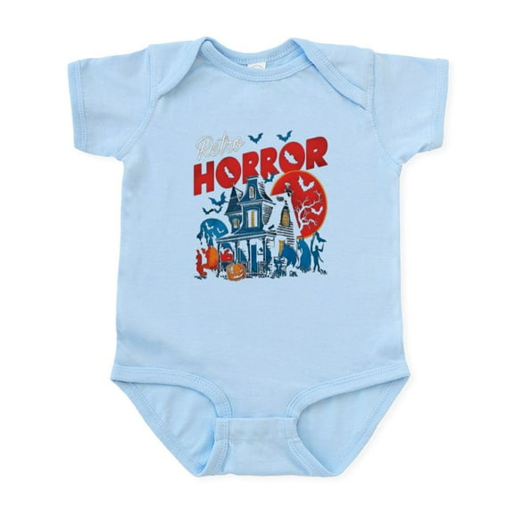 CafePress - Retro Horror T Shirt - Baby Light Bodysuit, Size Newborn - 24 Months