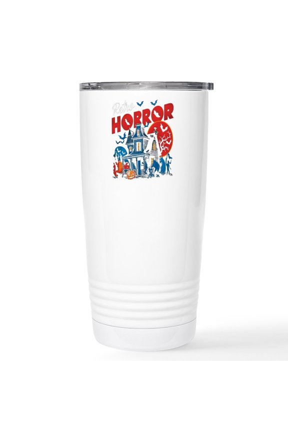 - Retro Horror T Shirt - Insulated Stainless Steel Travel Tumbler 20 oz.