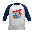 thumbnail image 1 of CafePress - Retro Horror T Shirt Kids Baseball T Shirt - Kids Cotton Baseball Jersey, 3/4 Sleeve Shirt, 1 of 4