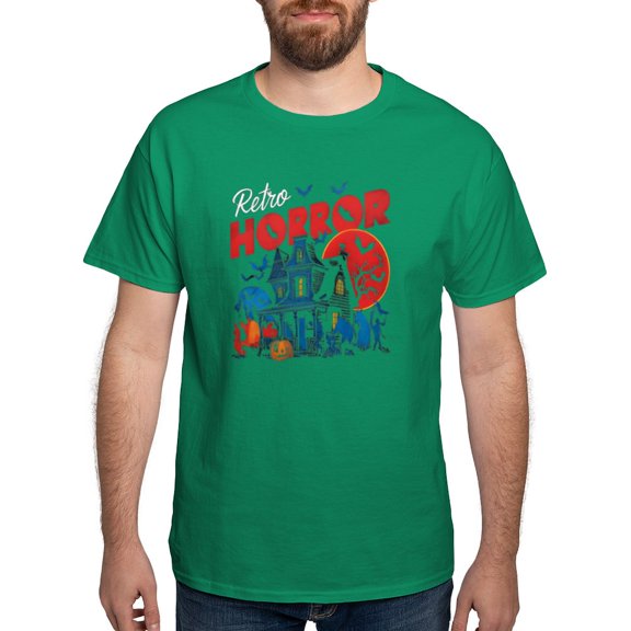 CafePress - Retro Horror T Shirt Men's Value T Shirt - Men's Classic Graphic Cotton T-Shirt