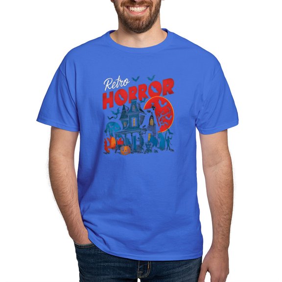 CafePress - Retro Horror T Shirt Men's Value T Shirt - Men's Classic Graphic Cotton T-Shirt