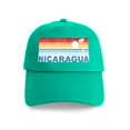 thumbnail image 1 of CafePress - Retro Nicaragua Palm Tree Cap - Adjustable 100% Brushed Unisex Casual Cotton Baseball Cap, Beige, 1, 1 of 2