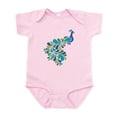 thumbnail image 1 of CafePress - Retro Peacock Body Suit - Baby Light Bodysuit, Size Newborn - 24 Months, 1 of 4