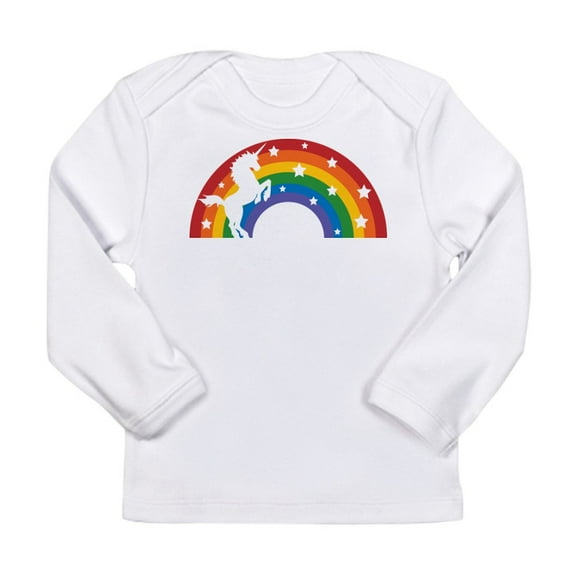 CafePress - Retro Rainbow Unicorn Long Sleeve T Shirt - Long Sleeve Infant T-Shirt