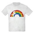 thumbnail image 1 of CafePress - Retro Rainbow Unicorn T Shirt - Light T-Shirt Kids XS-XL, 1 of 4