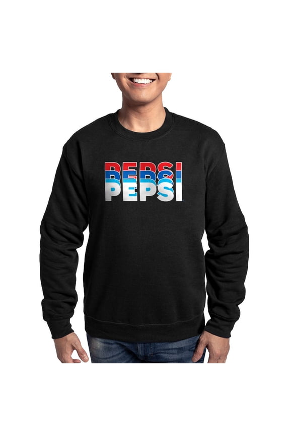 - Retro Repeated Pepsi - Classic Crew Neck Sweatshirt