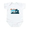 thumbnail image 1 of CafePress - Retro San Diego Surf Body Suit - Baby Light Bodysuit, Size Newborn - 24 Months, 1 of 4